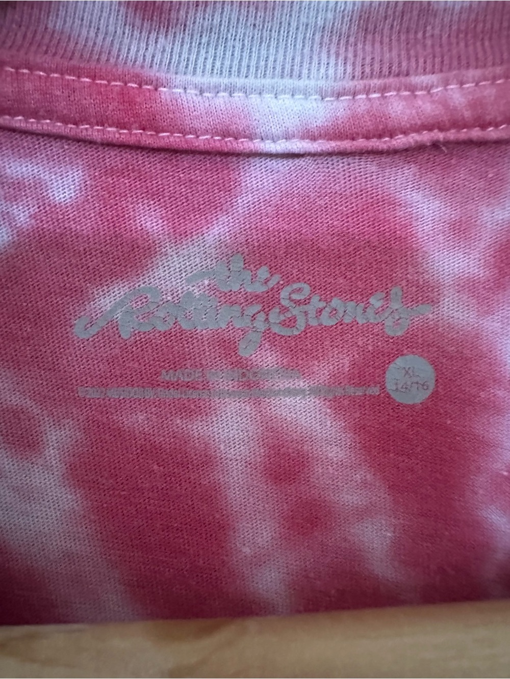 Kid’s Tie-Dye Graphic Tee with Stars & Kiss - Picture 3 of 5